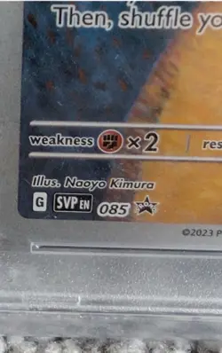 2023 POKEMON SVP EN-SV BLACK STAR PROMO #085 PIKACHU WITH GREY FELT HAT PSA 10 - Image 3