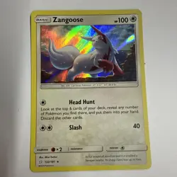 Zangoose 132/181 Team Up Reverse Holo Rare Pokemon Card - Image 2