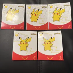 🔥2021 Pokemon 25th Anniversary McDonald's LOT of 5 #1 Promo Packs Sealed🔥New! - Image 1