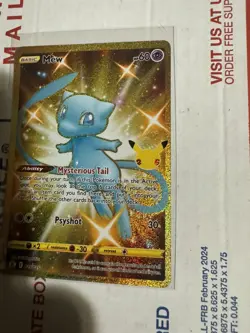Mew 025/025 Celebrations 25th Anniversary Gold Card NM - Image 5