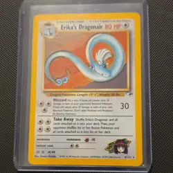 Pokemon Erika's Dragonair Gym Heroes Holo Rare 4/132 80 HP Stage 1 2000 English - Image 1