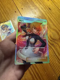 Pokemon TCG Mars 154/156 SM Ultra Prism Full Art Holo Ultra Rare English 2018 - Image 1