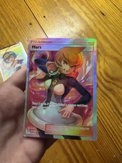 Pokemon TCG Mars 154/156 SM Ultra Prism Full Art Holo Ultra Rare English 2018 - Image 3