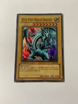 Yugioh Blue-Eyes White Dragon SKE-001 Super Rare 1st Edition - MP - Image 1