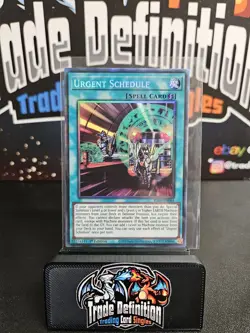 RA05-EN064 Urgent Schedule Collector's Rare 1st Ed YuGiOh - Image 1