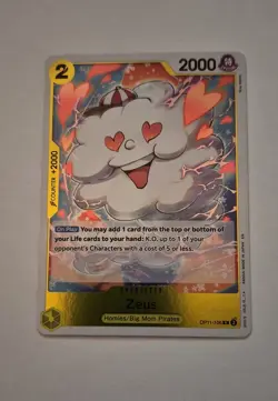 Zeus OP11-106 A Fist of Divine Speed Foil One Piece - Image 1
