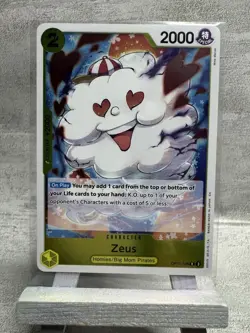 Zeus OP11-106 Rare A Fist Of Divine Speed One Piece CCG - Image 1