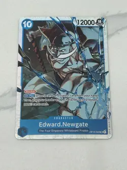 Bandai One Piece CCG Edward.Newgate The Four Emperors OP13-042 SR Blocker 12000 - Image 1