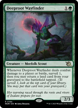 Deeproot Wayfinder FOIL March of the Machine NM Creature Rare MTG CARD ABUGames - Image 1