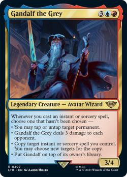 Gandalf the Grey LOTR: Tales of Middle-earth NM CARD ABUGames - Image 1