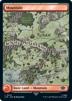 Mountain (279) LOTR: Tales of Middle-earth NM CARD ABUGames - Image 1