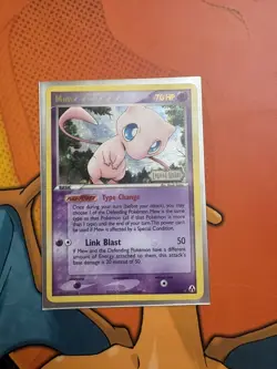 Pokemon Mew Legend Maker Reverse Holo Rare 10/92 50 HP Basic Link Blast Card - Image 1
