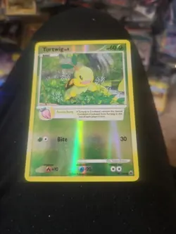 Pokemon Card - Turtwig Majestic Dawn 78/100 Reverse Holo Common - Image 2