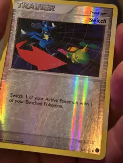 Switch - 128/138 Secret Wonders Reverse Holo Trainer Pokemon Card HP - Image 3
