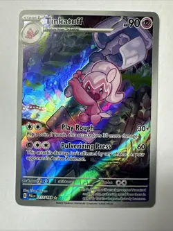 Pokemon TCG Tinkatuff Scarlet & Violet Paldea Evolved Holo Card 217/193 - Image 1