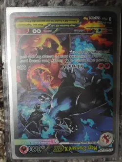 Pokemon TCG Mega Charizard GX, Magikarp, Eevee Holo English Card Lot of 3 - Image 1