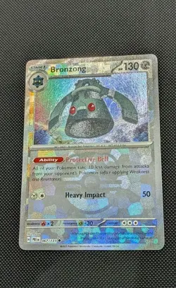 Pokemon Card - Bronzong 067/131 Master Ball Reverse Prismatic Evolutions - Image 1