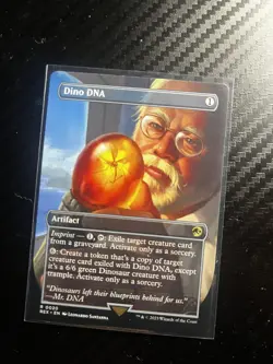 MTG PLAYING CARD Dino DNA (Borderless) - Universes Beyond: Jurassic World NM - Image 1