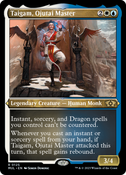 Taigam, Ojutai Master (ETCHED 125) FOIL Multiverse Legends NM Rare CARD ABUGames - Image 1
