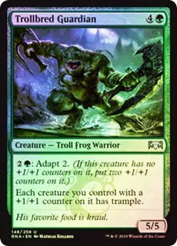 Trollbred Guardian FOIL Ravnica Allegiance PLD Green Uncommon CARD ABUGames - Image 1