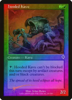 Hooded Kavu FOIL Invasion PLD Red Common MAGIC THE GATHERING CARD ABUGames - Image 1
