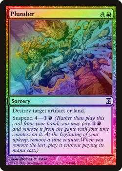 Plunder FOIL Time Spiral PLD Red Common MAGIC THE GATHERING MTG CARD ABUGames - Image 1