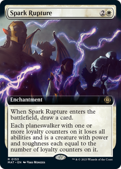 Spark Rupture (Extended Art 153) FOIL March of the Machine: The Aftermath NM - Image 1