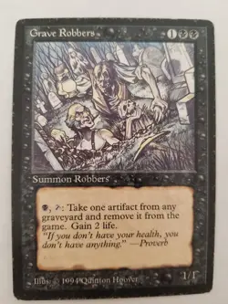 The Dark MTG Grave Robbers Magic Rare - Image 1