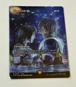 Stay with Me / Rhystic Study (Final Fantasy) - Showcase - NM Pack Fresh MTG - Image 1