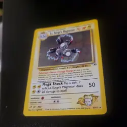 2000 Pokemon Gym Heroes Lt. Surge's Magneton Holo Rare Swirl 8/132 NM-NMMT - Image 1