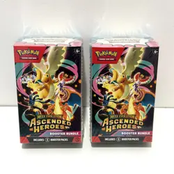 2 x Pokemon TCG Mega Evolutions Ascended Heroes Booster Bundle - NEW & SEALED - Image 1