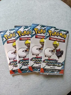 Pokemon TCG Journey Together 3 Card Fun Packs (x4) - Image 1
