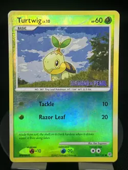 Pokemon TGCG Turtwig 103/130 Burger King Promos Reverse Holo HP - Image 1