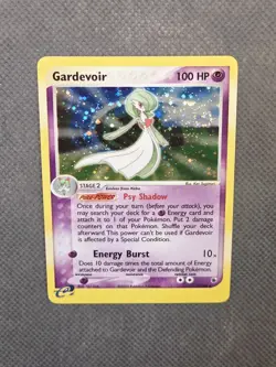 Gardevoir 7/109 🌀Swirl Holo Rare (2003) EX Ruby & Sapphire E-reader Pokemon NM - Image 1