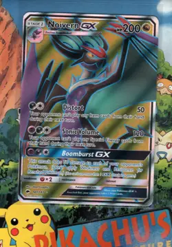 Pokemon TCG Noivern GX 141/147 Burning Shadows Holo LP - Image 1