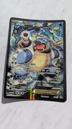 2016 POKEMON XY BLACK STAR PROMO BLASTOISE EX #XY122 - Image 1