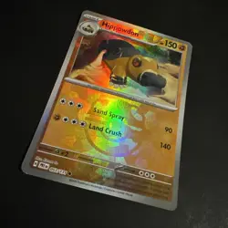 Pokemon Prismatic Evolutions - 053/131 Hippowdon - Master Ball Reverse - NM/M - Image 2