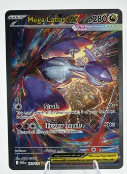 Mega Latias ex 181/132 SIR Special Illustration Rare Pokemon Mega Evolution Base - Image 1