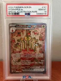 Hydrapple EX 167/142 Special Illustration Rare Pokemon TCG Stellar Crown PSA 10 - Image 1