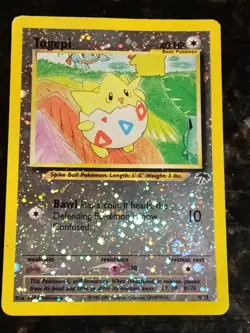 Pokemon Togepi Reverse Holo #4/18 Southern Islands Promo, MP - Image 1