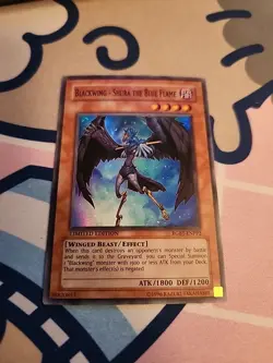 Blackwing - Shura the Blue Flame RGBT-ENPP2 Duelist Pack Y626 - Image 1