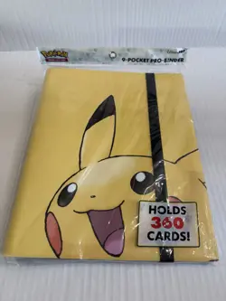 Ultra Pro Pokemon Supplies - 9-Pocket PRO Binder - PIKACHU (Holds 360 Cards) - Image 1