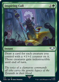 Inspiring Call Warhammer 40,000 NM Instant Uncommon MAGIC CARD ABUGames - Image 1