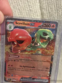 Pokemon card Scovillain ex 037/191 SSP Surging Sparks Holo - Portuguese BR NM - Image 2