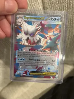 Pokemon card Mega Abomasnow EX rare 036/132 mega evolution Portuguese BR NM TCG - Image 1