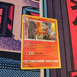Charizard 010/078 Pokemon GO Holo Pokemon Card - Image 3