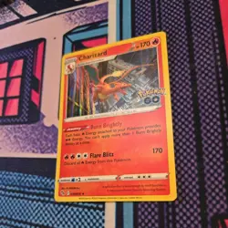 Charizard 010/078 Pokemon GO Holo Pokemon Card - Image 4
