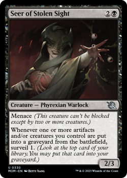 Seer of Stolen Sight March of the Machine PLD Uncommon CARD ABUGames - Image 1