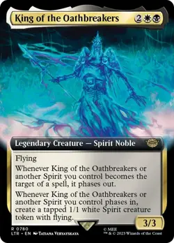 King of the Oathbreakers Extended Art LOTR Tales of Middle-earth NM - Image 1