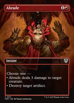 [MTG] Abrade (Foil) (Borderless) (0311) (INR) NM - Image 1